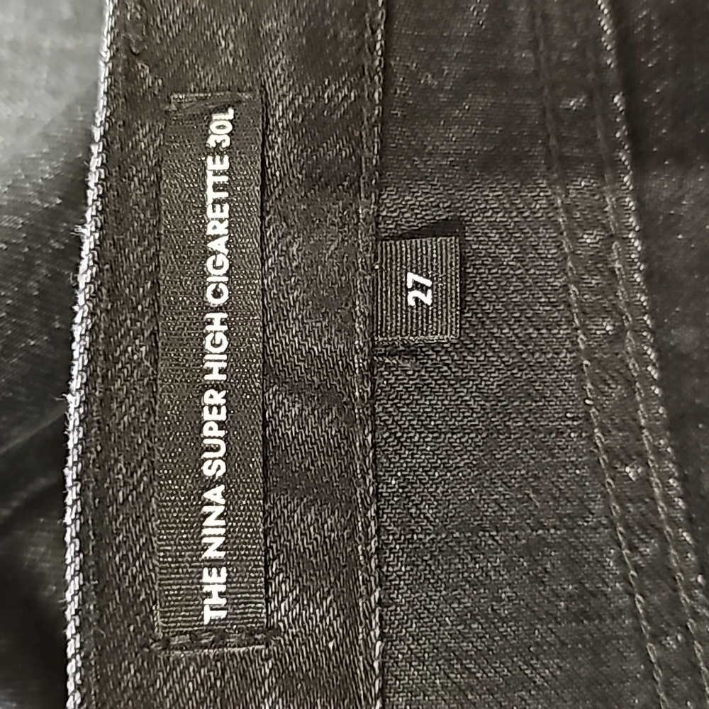 NWOT Aritzia Denim Forum The Nina Super High Rise Cigarette 30L Size 27 - Picture 8 of 12